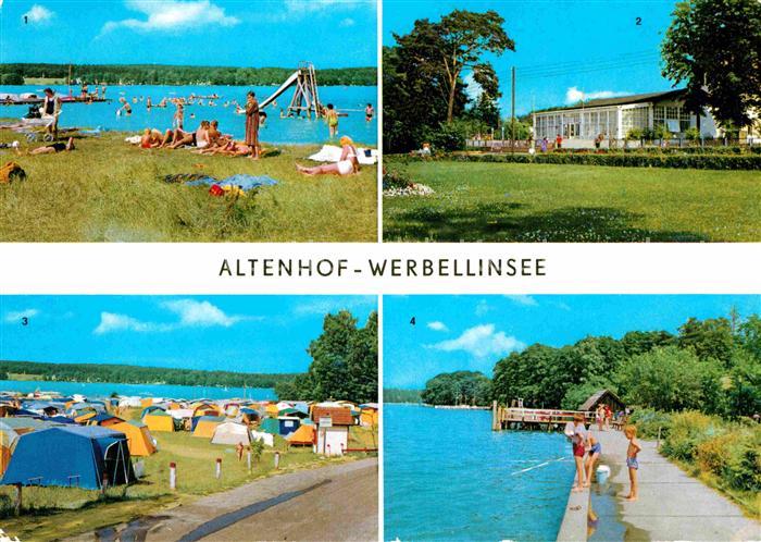 Altenhof Schorfheide Badestelle FDGB Erholungsheim Campingplatz Werbellinsee