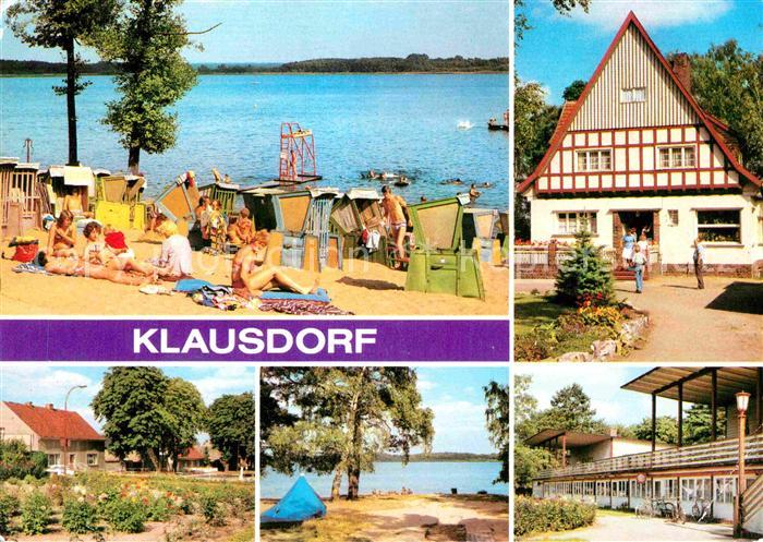 Klausdorf Mellensee Strandbad Jugendherberge Dorfaue Campingplatz Ferienheim