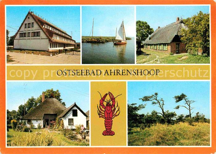 Ahrenshoop Ostseebad Niehagen Betriebsferienheim Rohrdachhaus Althagen Hafen Win