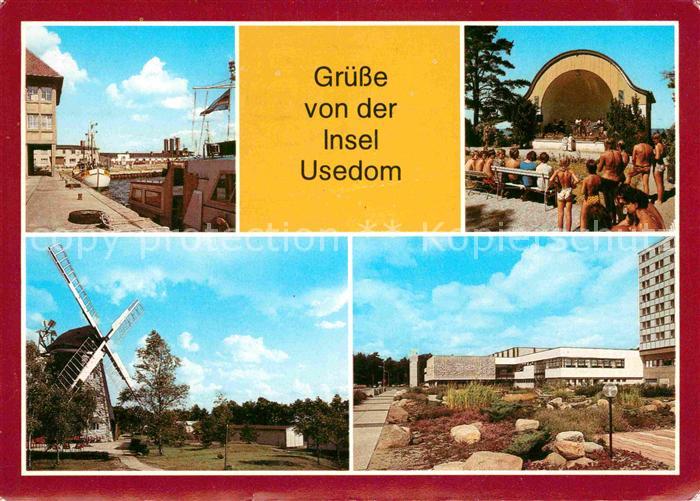 Insel Usedom Karlshagen Hafen Zempin Konzertplatz Trassenheide Jugenderholungsze