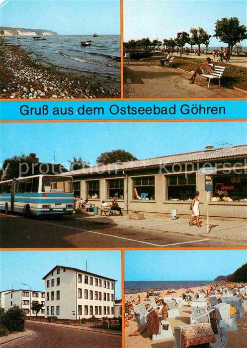 Goehren Ruegen Suedstrand Strandpromenade HO Kaufhalle Erholungsheim Strand Rich