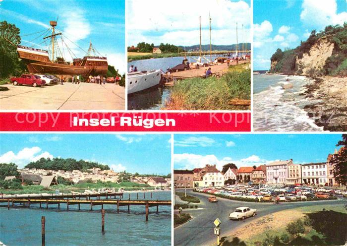 Sassnitz Ostseebad Ruegen Piratenschiff Sellin Segelhafen Steilufer Alt Reddevit