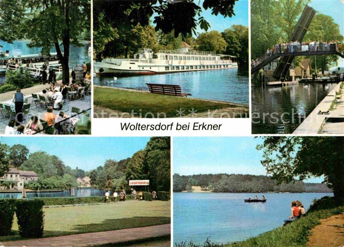 Woltersdorf Erkner HOG Strandcafe Luxusschiff der Weissen Flotte Schleuse HOG Li
