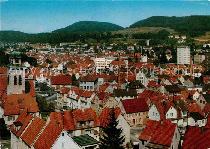 Tailfingen Albstadt Blick ueber die Stadt Schwaebische Alb