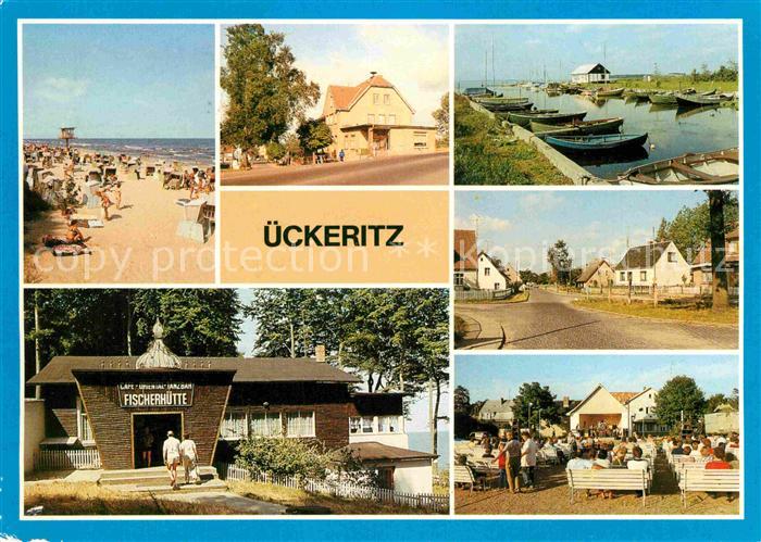 ueckeritz Usedom Strand Ratscafe Bootshafen Achterwasser Hauptstrasse Cafe Orien