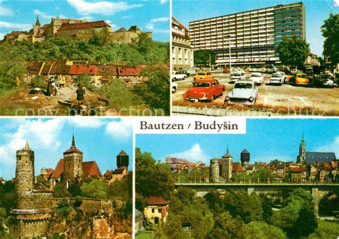 Bautzen Sachsen Ortenburg Hochhaus Platz der Roten Armee Alte Wasserkunst Friede