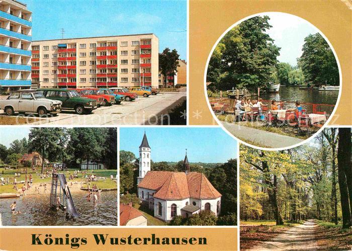 Koenigs-Wusterhausen Heinrich Heine Strasse HO Gaststaette Strandbad Stadtkirche