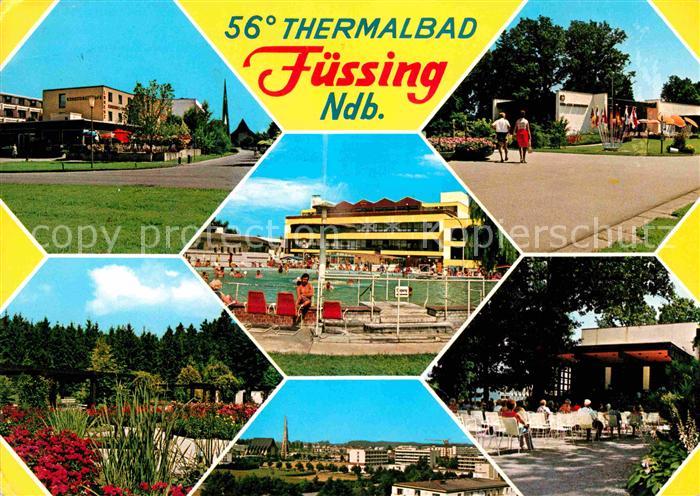 Bad Fuessing Thermalbad Kurpark Kurkonzert Stadtansicht