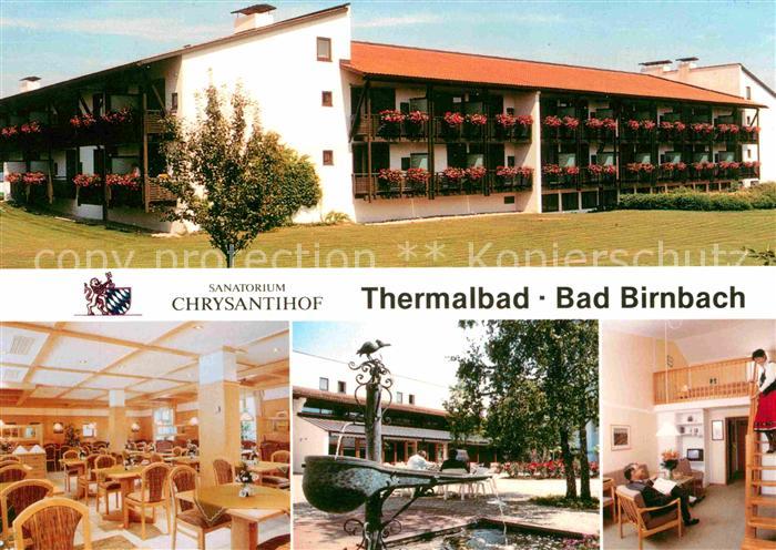 Bad Birnbach Sanatorium Chrysantihof Brunnen