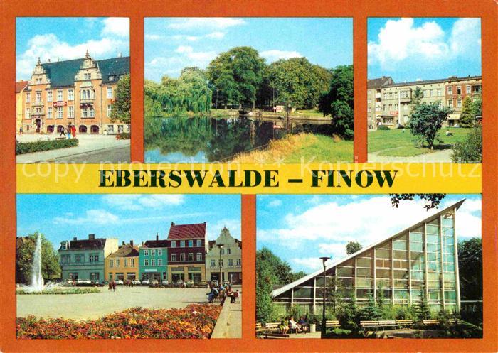 Finow Eberswalde Rathaus Platz der Freundschaft Schleuse Finowkanal Wilhelm Piec