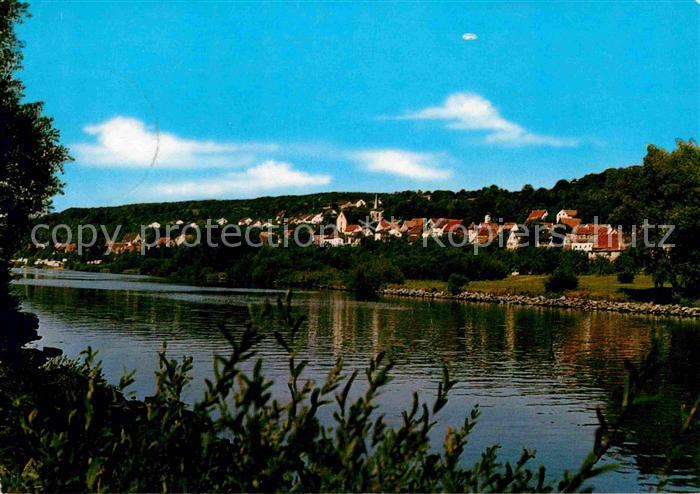 Zimmern Unterfranken Ansicht vom Mainufer aus