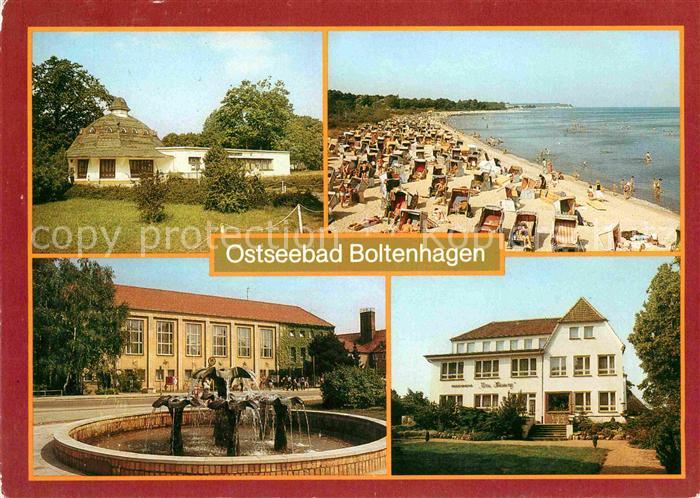 Boltenhagen Ostseebad Konsum Gaststaette Pavillon Strand FDGB Erholungsheim Feri