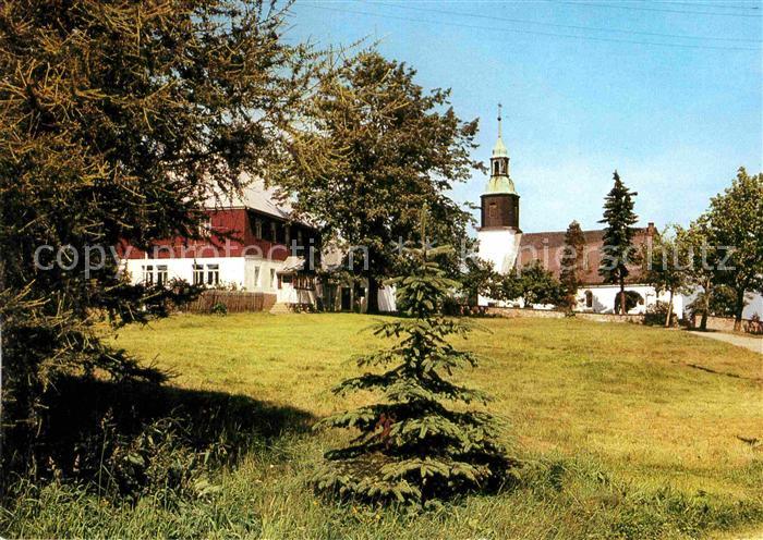 Schellerhau Blick zur Kirche