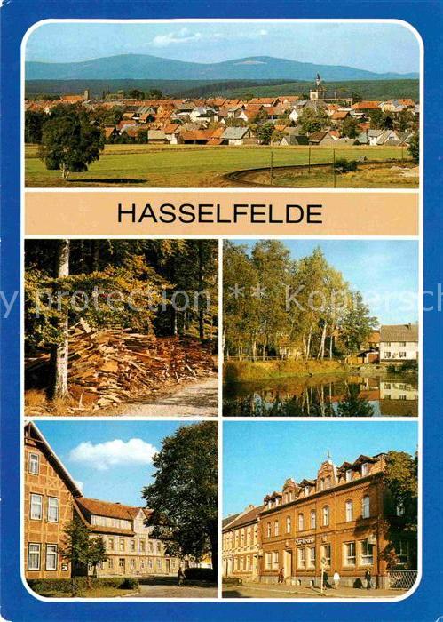 Hasselfelde uebersicht Holzkoehlerei Teichstrasse Markt FDGB Erholungsheim
