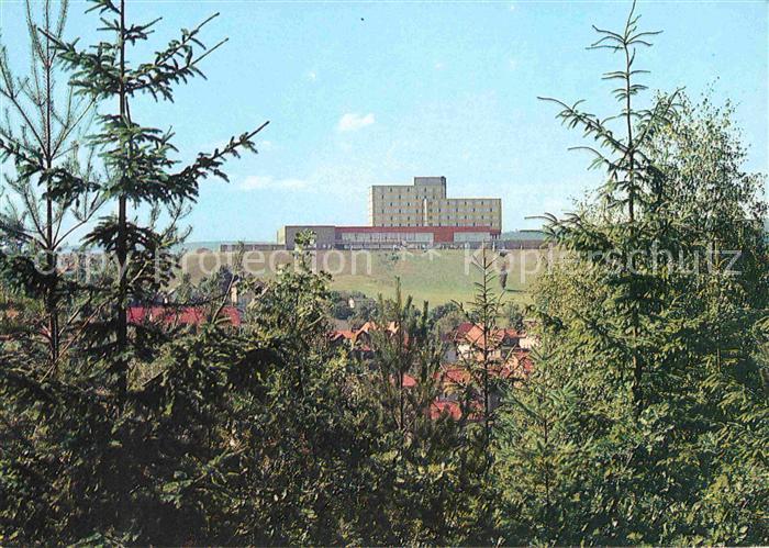 Finsterbergen Blick zum FDGB Erholungsheim Wilhelm Pieck