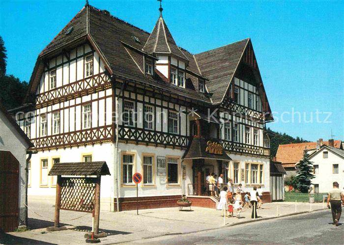 Unterweissbach FDGB Erholungsheim Goldene Lichte Fachwerkhaus