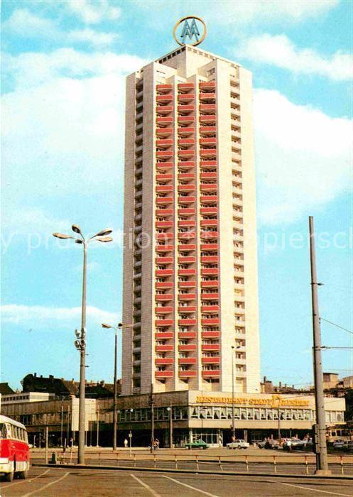 LEIPZIG Sachsen Wohnhochhaus Wintergartenstrasse Restaurant Stadt Dresden Messes