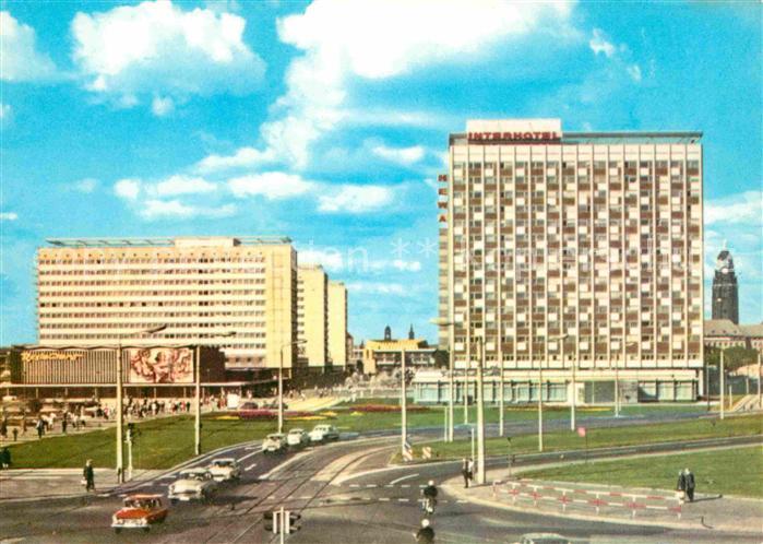 DRESDEN Elbe Prager Strasse Interhotel