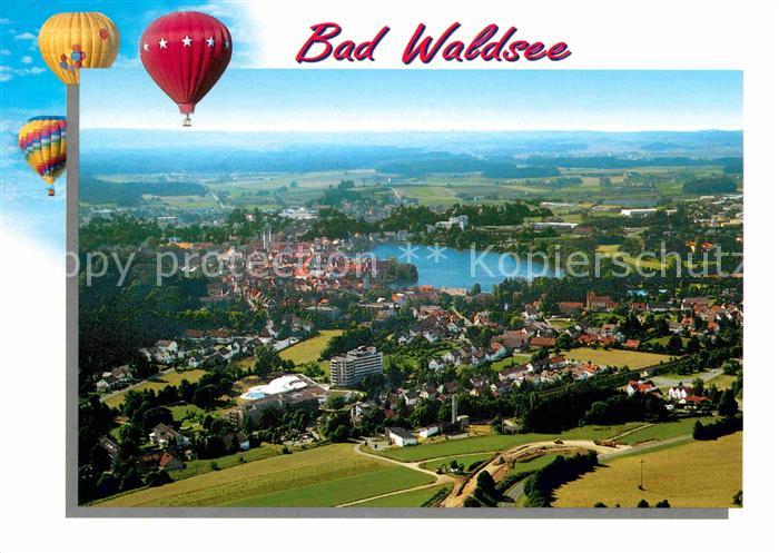 Bad Waldsee Ballon Fliegeraufnahme
