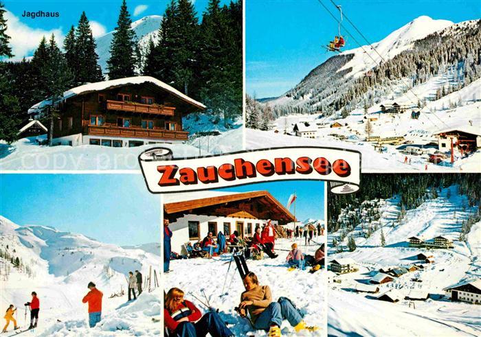Altenmarkt Zauchensee Jagdhaus Sessellift Wintersportplatz Alpen