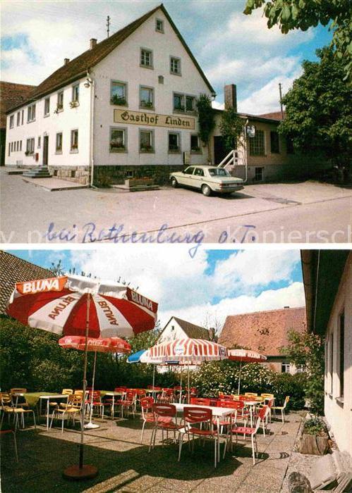 Linden Rothenburg Tauber Gasthof Linden Terrasse