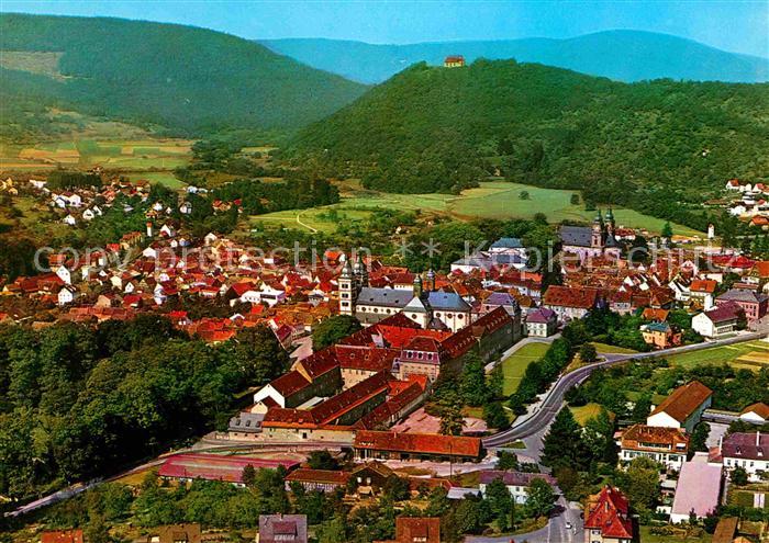 Amorbach Miltenberg Luftkurort im Odenwald Fliegeraufnahme