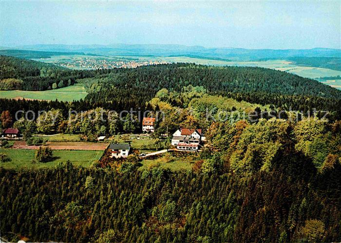 Sensbachtal Gasthof Hoehenpension Reussenkreuz Odenwald Fliegeraufnahme