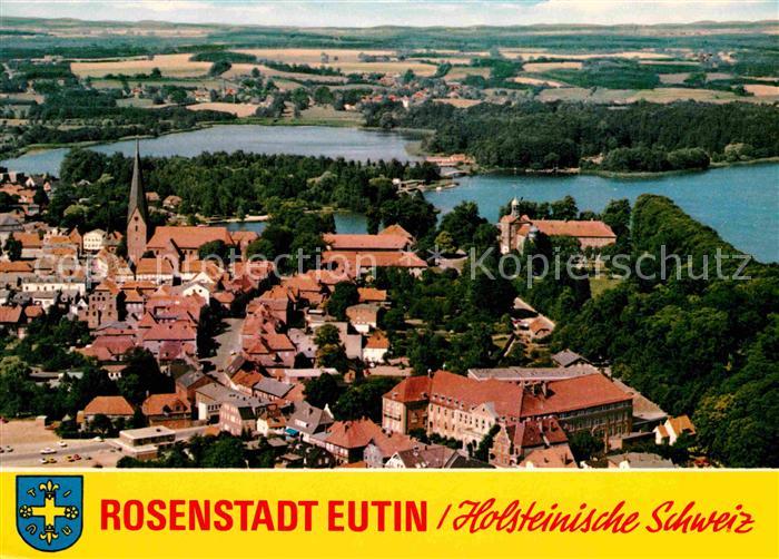Eutin Schleswig-Holstein Rosenstadt Holsteinische Schweiz Fliegeraufnahme