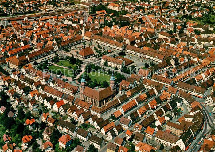 FREUDENSTADT BW Zentrum heilklimatischer Kurort Schwarzwald Fliegeraufnahme