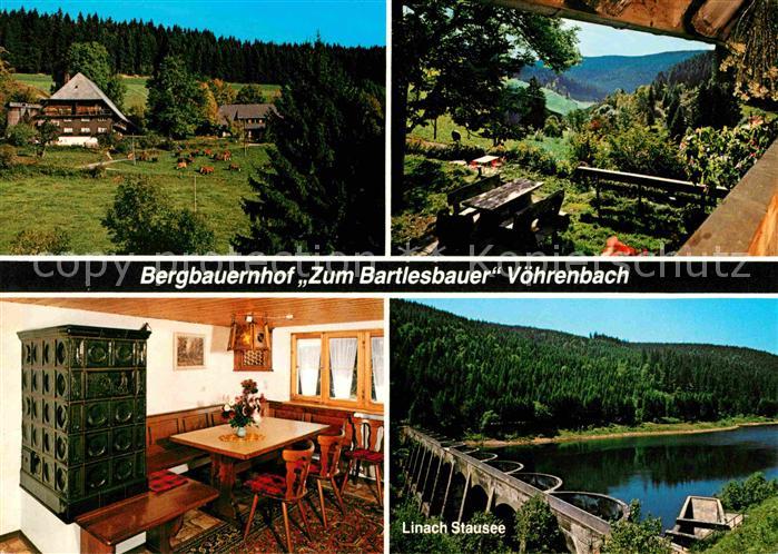 Voehrenbach Bergbauernhof Zum Bartlesbauer Linach Stausee Sperrmauer