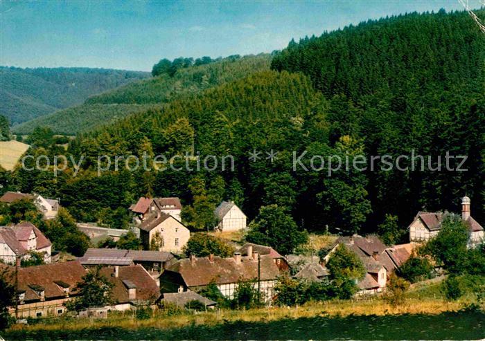 Fohlenplacken Teilansicht Hoehenluftkurort im Solling