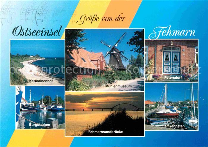 Fehmarn Ostseeinsel Katharinenhof Strand Burgstaaken Muehlenmuseum Fehmarnsundbr