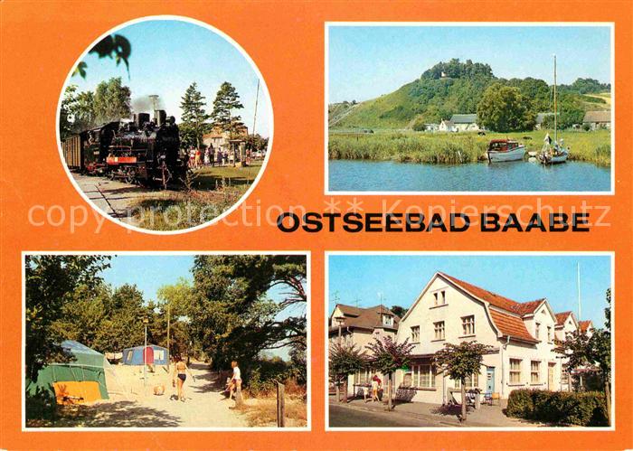 Baabe Ostseebad Ruegen Schmalspurbahn Moritzburg Campingplatz FDGB Erholungsheim