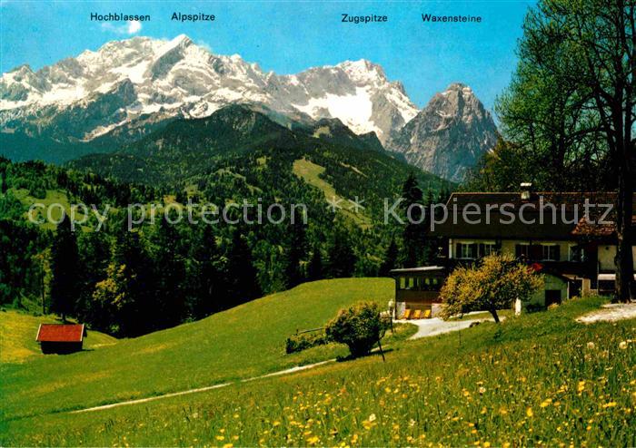 GARMISCH-PARTENKIRCHEN Bayern Berggasthof Gschwantnerbauer Wettersteingebirge Hu