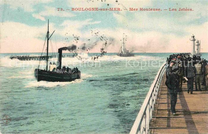 Boulogne-sur-Mer Mer Houleuse