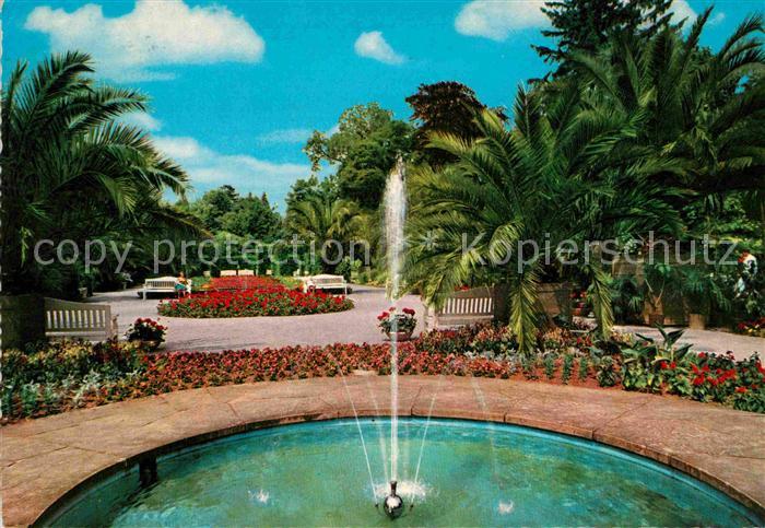 Bad Pyrmont Palmengarten im Kurpark