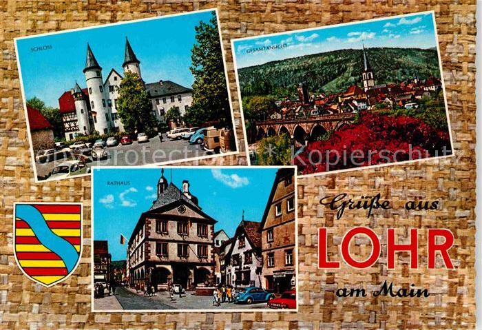 Lohr Main Schloss Rathaus Gesamtansicht