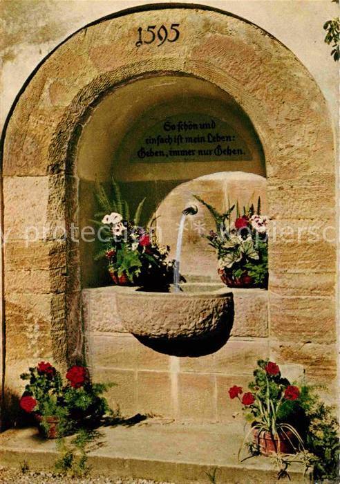 Bad Boll Brunnen am Kurhaus