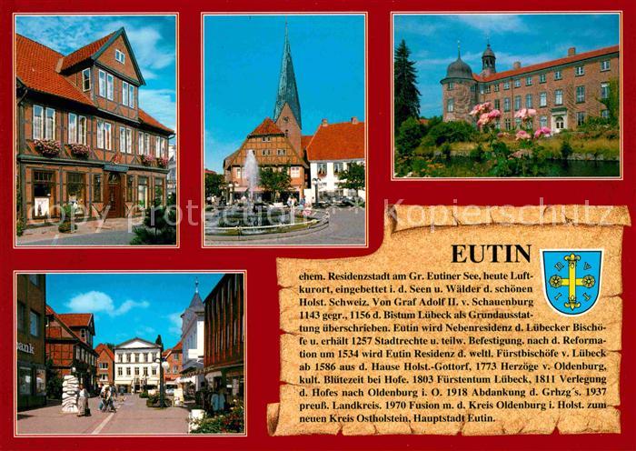 Eutin Schleswig-Holstein Hof-Apotheke Marktplatz Sankt Michaeliskirche