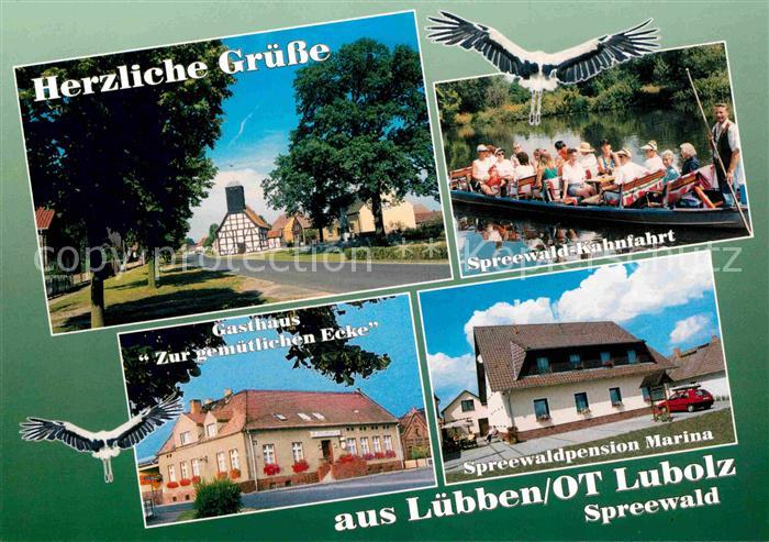 Luebben Spreewald Spreewald-Kahnfahrt Gasthaus Zur gemuetlichen Ecke