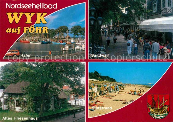 Wyk Foehr Strand Friesenhaus Sandwall Hafen
