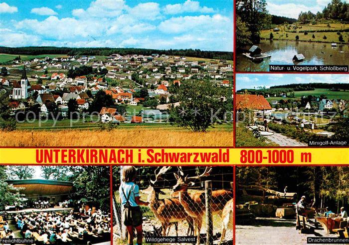 Unterkirnach Vogelpark Schlossberg Drachenbrunnen Wildgehege Salvest