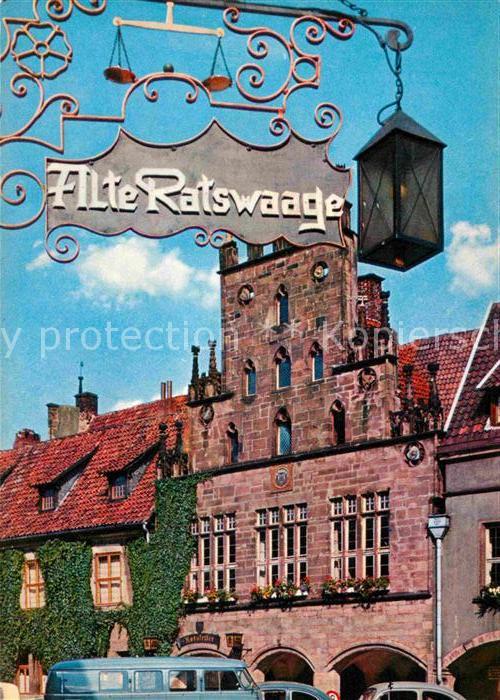 Lemgo Lippe NRW Rathaus Gasthaus Alte Ratswaage