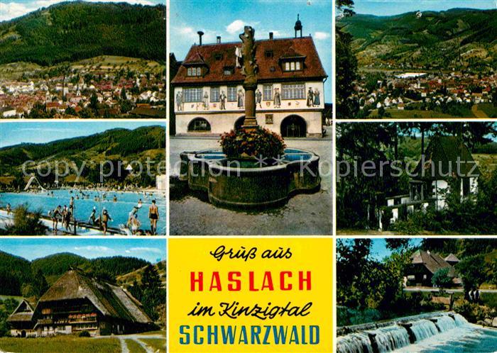 Haslach Kinzigtal Schwimmbad Brunnen Bauernhaus