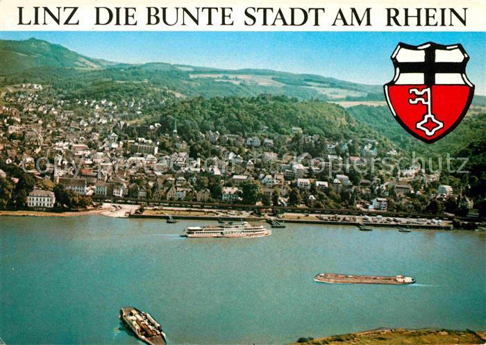 Linz Rhein Fliegeraufnahme