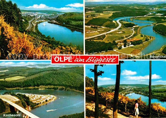 Olpe Biggesee Fliegeraufnahme Kirchesohl Rosenthal