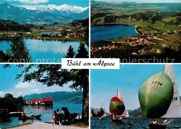 Buehl Alpsee Fliegeraufnahme Regatta