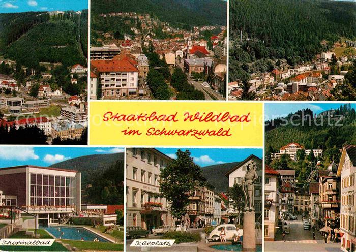 Wildbad Schwarzwald Kurplatz Thermalbad