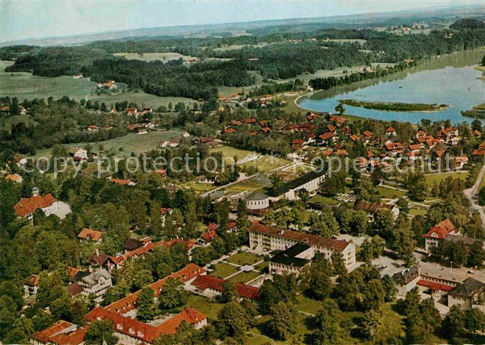 Bad Toelz Fliegeraufnahme Stausee