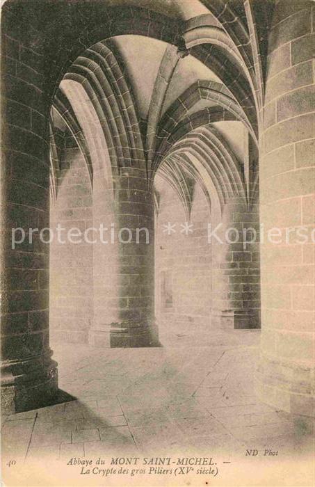 Mont-Saint-Michel Le Crypte